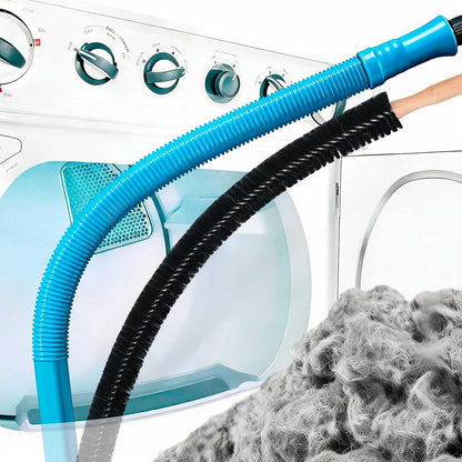 Dryer Vent Cleaner Kit with Universal Vacuum Hose Attachments Fit Most Vaccum Cleaner - Dryer Lint Brush & Vacuum Attachment Set for Clothes Dryer Cleaning, Lint Trap Cleaner, Home Maintenance Tools