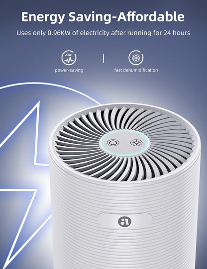 Small Dehumidifiers for Bathroom, Bedroom, Dorm Room, Home, RV, Closet, Wardrobe, Office, Portable Dehumidifier with Auto Shut Off, Auto Defrost, Colorful Light, Ultra Quiet, Energy Saving, 35 OZ | Ultra Quiet & Energy Saving with Auto Shut Off, Auto