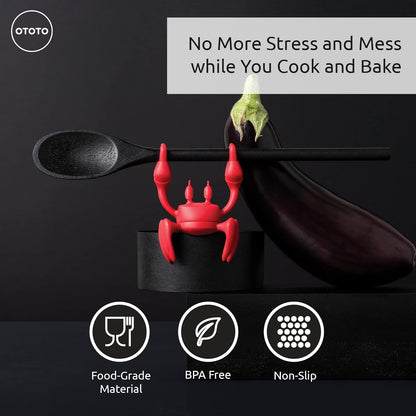 Funny Spoon Holder by OTOTO - Spoon Rest for Stove Top - Cooking Gadgets, Cooking Gifts, Cool Kitchen Gadgets, Cool Gifts, Cute Kitchen Accessories