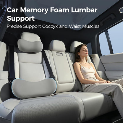 BABUR Lumbar Support Pillow for Car, Coccyx Pain Relief Cushion