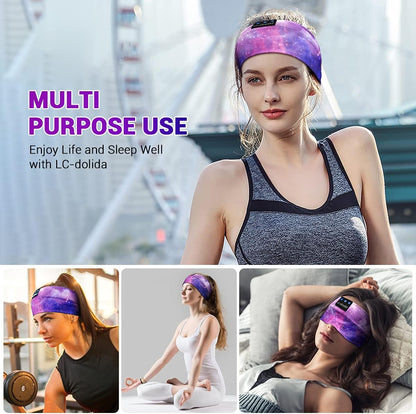 LC-dolida Sleep Headphones Bluetooth Headband