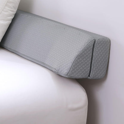 HOMBYS Wedge Pillow Headboard for Bed Gap,Foldable Bed Wedge Gap Filler Queen Size,Matterss Gap Filler,Multi Functional Bed Crack Pillow, Fill The Gap (0-7") Between Your Headboard and Mattress,White