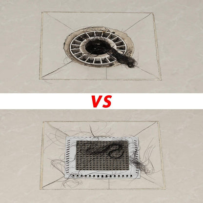 Aojuxix Shower Drain Hair Catcher/Drain Strainer/Shower Drain Cover | Stainless Steel and Silicone Hair Trap for Bathroom Floor Drain (Patented Product)