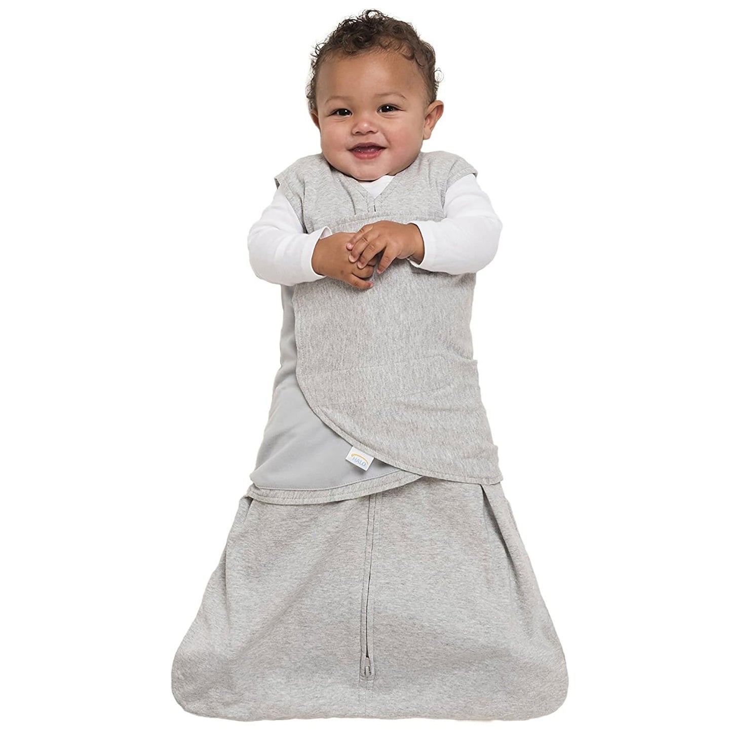HALO 100% Cotton Sleepsack Swaddle, 3-Way Adjustable Wearable Blanket, TOG 1.5, Birds, Newborn, 0-3 Months - Colors B
