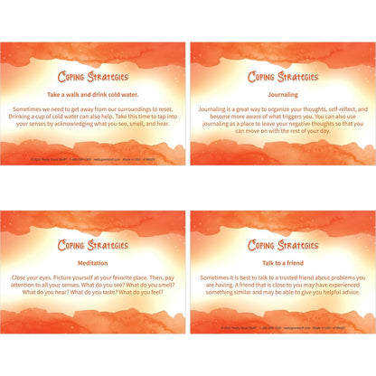 Really Good Stuff Self Care Reflection Cards-Mindful Thinking | Ages 11+, Grades 6+, Positive Affirmations, Meditation Techniques to Manage Emotions & Feelings for Kids & Adults