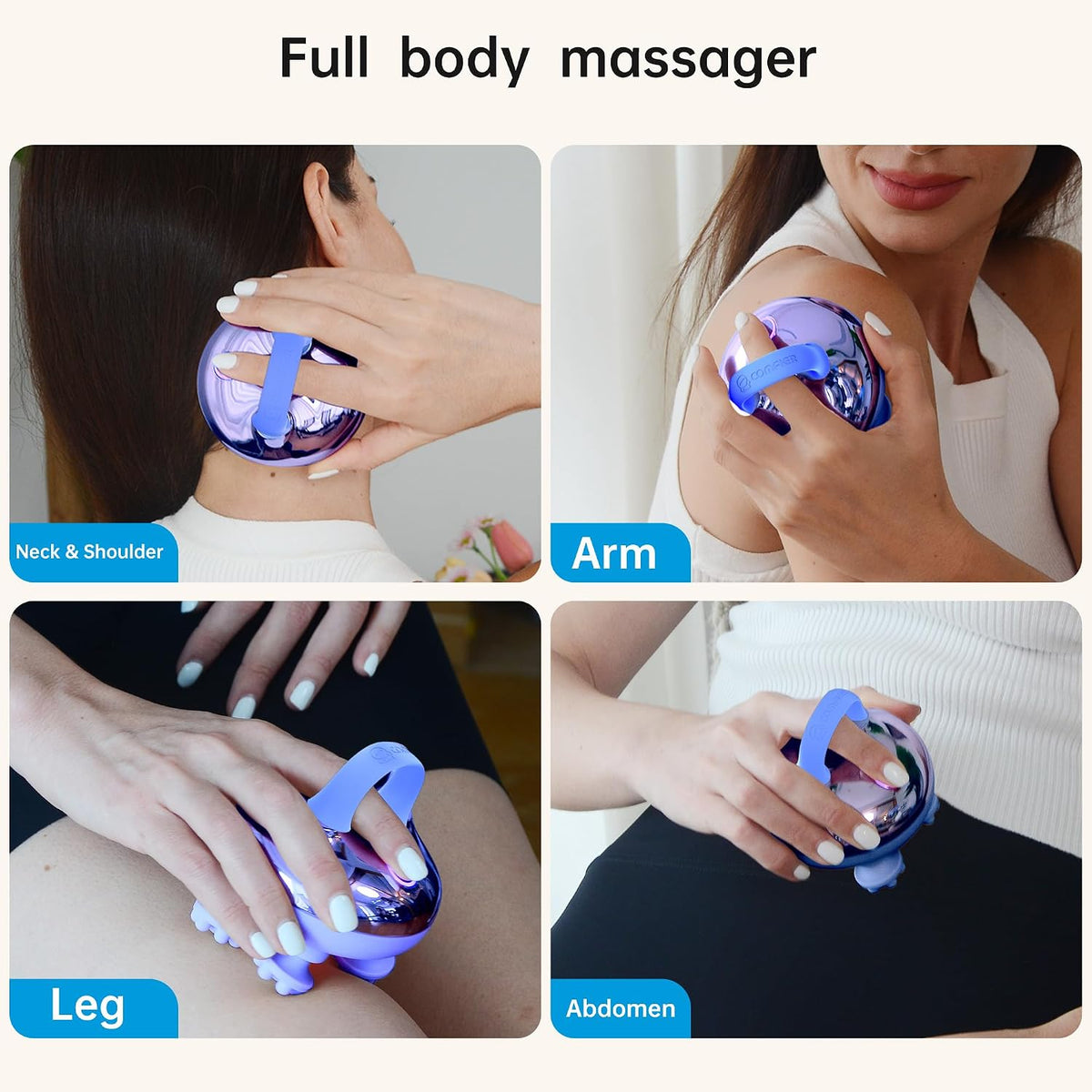 COMFIER Scalp Massager for Hair Growth, Electric Head Massager, Tangle-Free