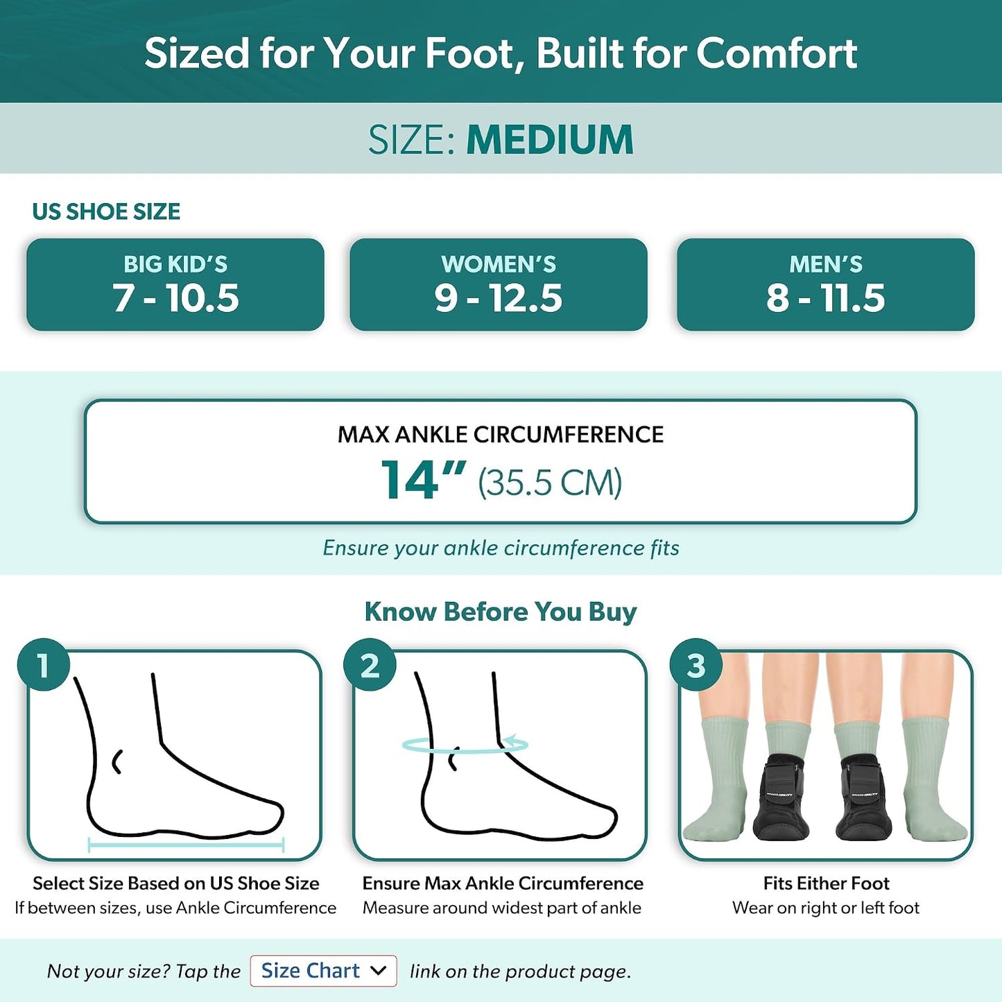 BraceAbility Plantar Fasciitis Night Splint Sock - Plantar Fascia Boot for Sleeping, Achilles Tendonitis Relief, Foot Drop, Heel Pain - Planter Facetious Brace for Women and Men - Gray (L)