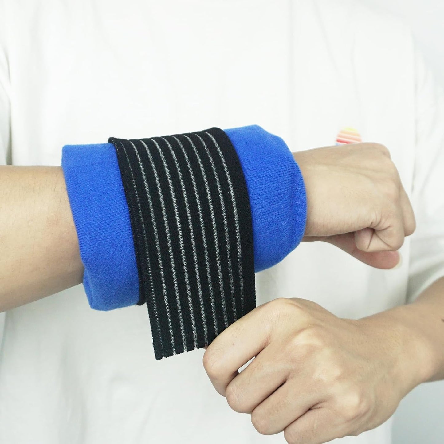 Soft Gel Ice Pack Wrap 12"x4.7" | Reusable, Hot Cold Therapy, Head Neck
