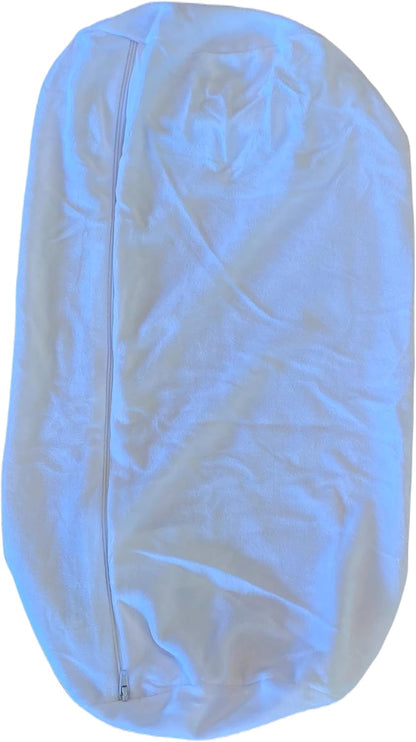 Jackson Roll Zip on Pillowcase (Pillow case only, Does not Include The Pillow) (Dark Blue Polyester)
