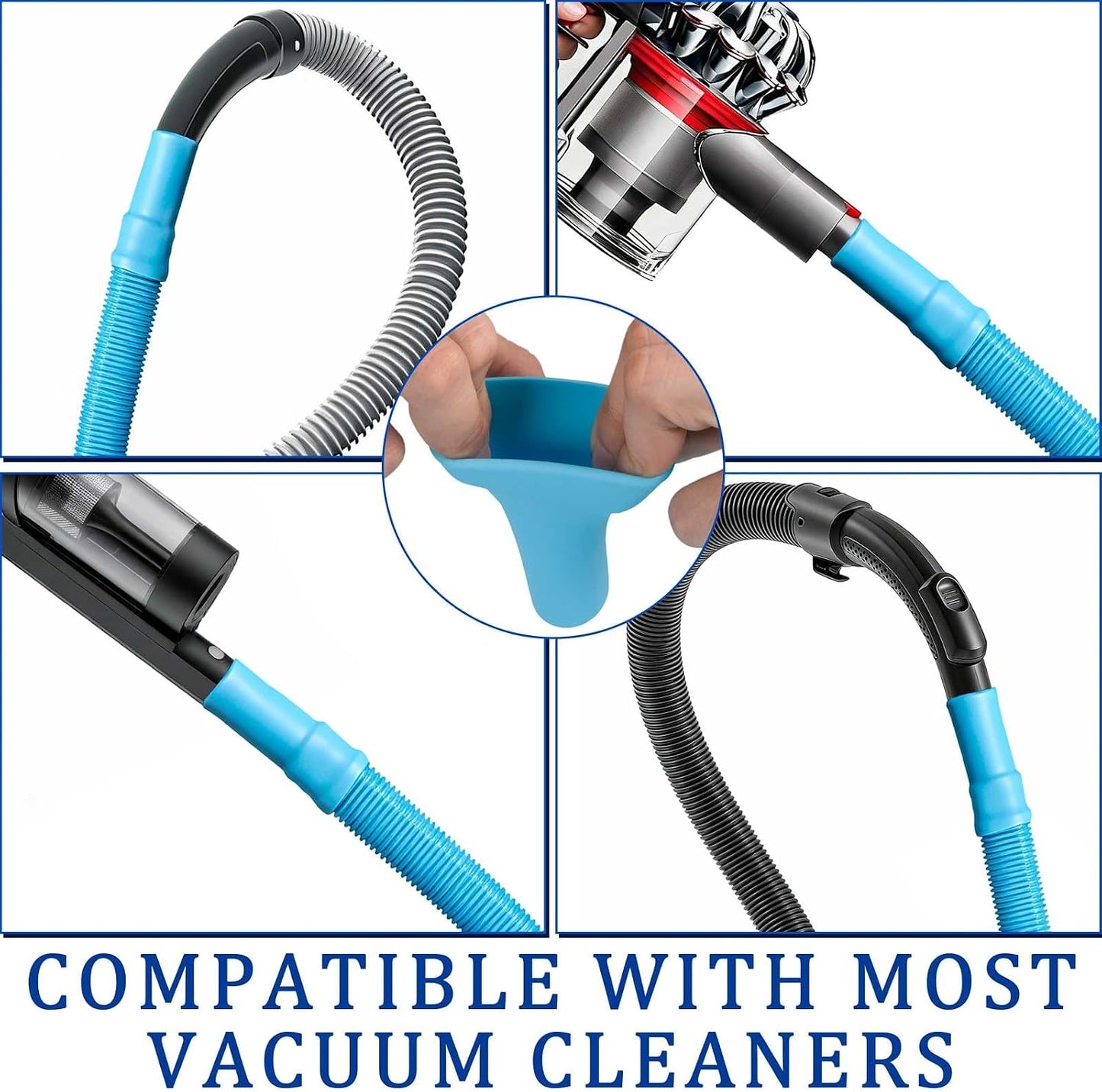 Dryer Vent Cleaner Kit with Dryer Vacuum Hose Attachment Suitable for Most Vacuum Cleaners, Twrrnbv Dryer Cleaner Lint Brush Remover, Duct Cleaning Tool for Laundry Room, Cleaning Accessories (Black)