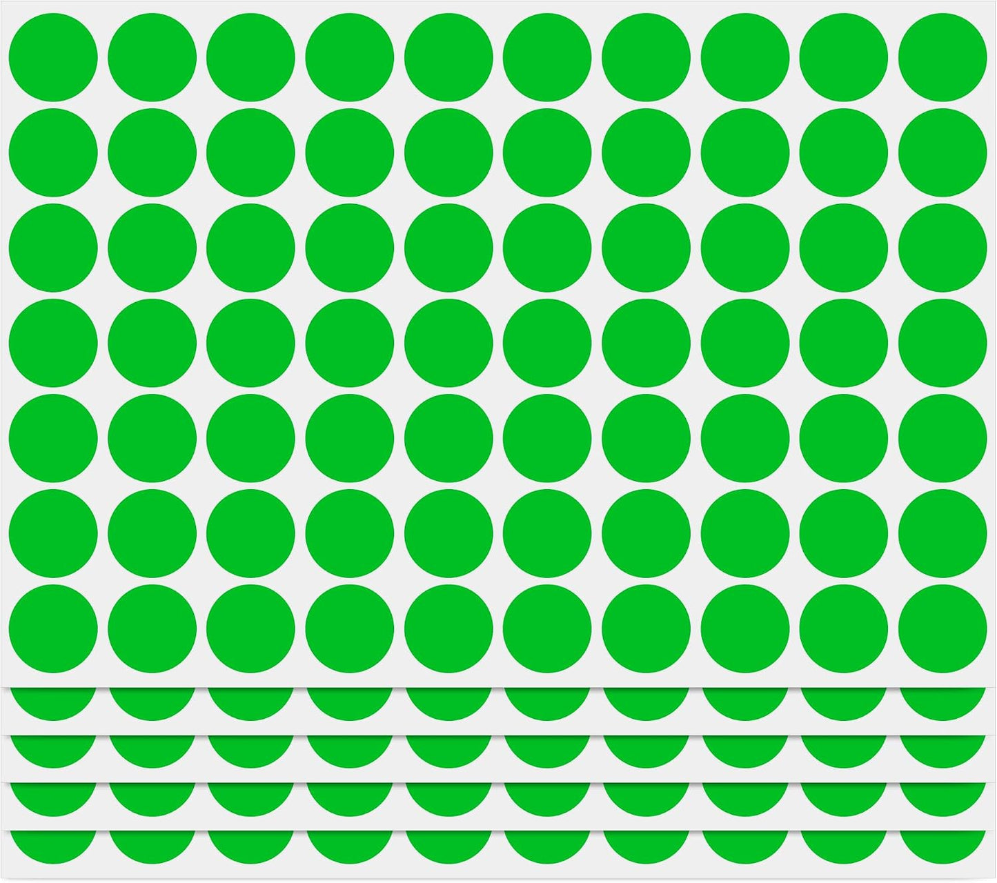PARLAIM 1050 PCS Color Coding Labels Circle Dot Stickers,10 Color Style Colorful Coding Label Sticker for Office,Student Classroom