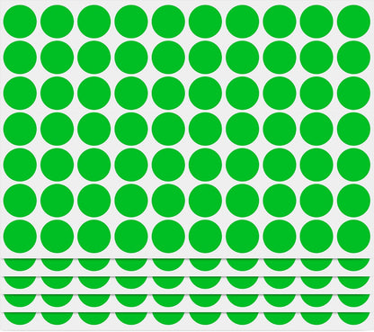 PARLAIM 1050 PCS Color Coding Labels Circle Dot Stickers,10 Color Style Colorful Coding Label Sticker for Office,Student Classroom