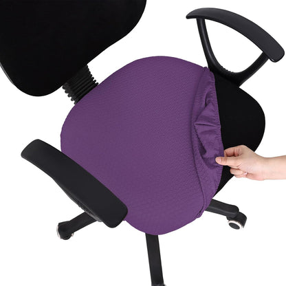Smiry Office Computer Chair Armrest Covers, 2PCs Anti-dust Arm Rest Pad | Removable Washable Desk Chair Arm Pad Covers, Grey