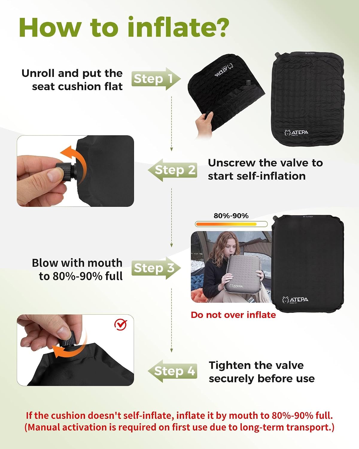 ATEPA Inflatable Seat Cushion