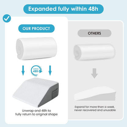 Cozymaker 10-inch Adjustable Leg Elevation Pillows for Swelling Pain Relief