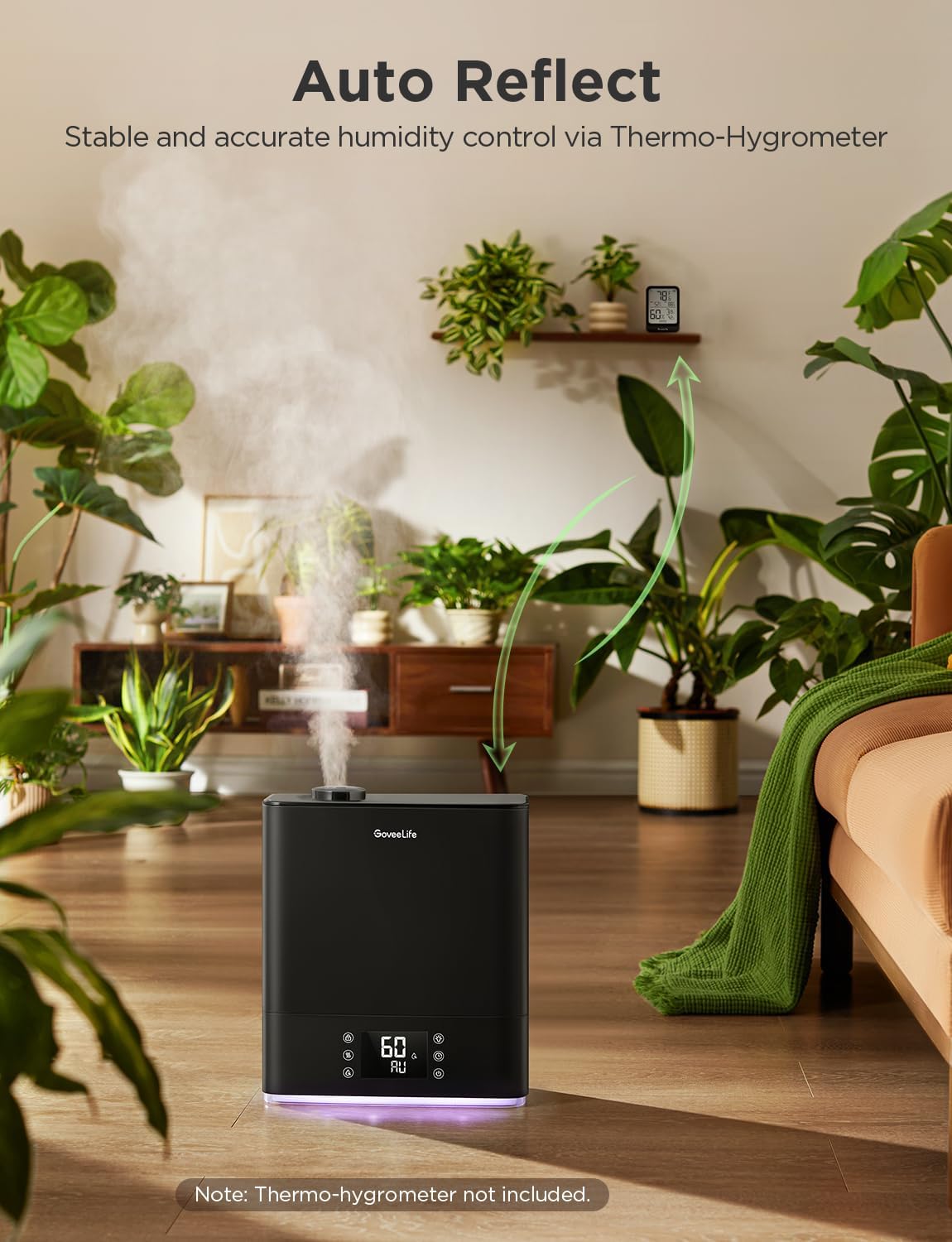 GoveeLife Smart Humidifiers for Bedroom Large Room, 6L Top Fill Humidifier