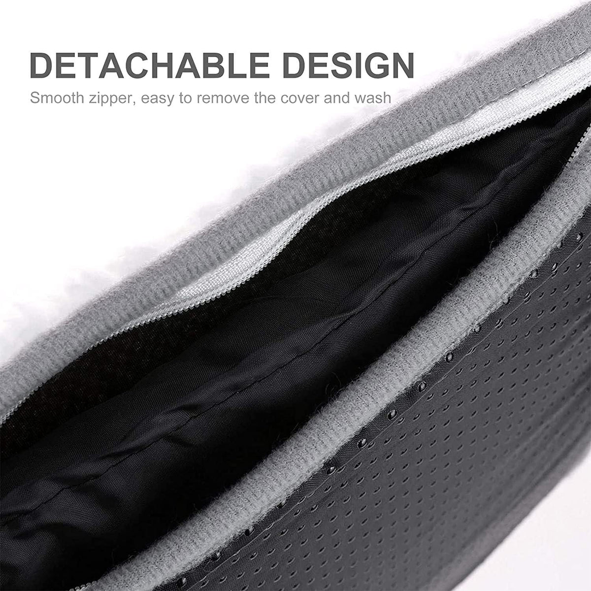 USB Heated Foot Warmer Electric Feet Heating Pad Washable Thermal Heated Foot Cover for Under Desk Bed Office Home