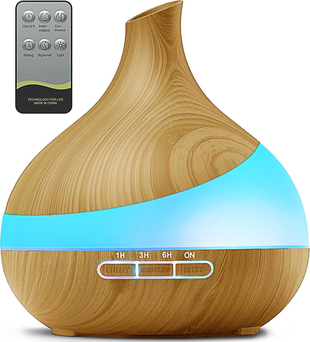 Essential Oil Diffuser for Women: 500ml with 14 Color LED