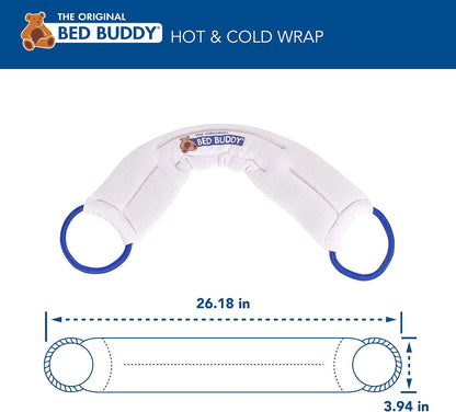 Carex Bed Buddy Heat Pad And Cooling Neck Wrap - Microwave Heating Pad For Sore Muscles - Cold Wrap Pack For Aches and Pain