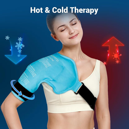 Comfytemp Shoulder Ice Pack, Rotator Cuff Cold Therapy Wrap (Large/X-Large)