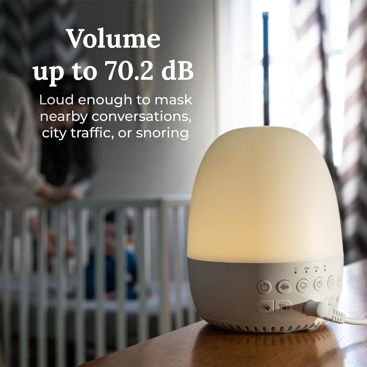 Yogasleep Dreamcenter Multi Sound White Noise Machine with Night Light, Sleep Timer, 26 Soothing Sounds for Travel, Noise Canceling for Office Privacy, Sleep Aid for Adults & Baby, Registry Gift