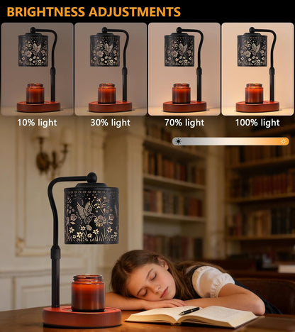 MEXISUE Candle Warmer Lamp with Timer, Bird Candle Warmer Lamp with Jar Candles,Wax Melt Warmer for Housewarming Gift, Birthday Mother's Day Valentines Gifts for Women,Mom,Sister,Bedroom Decor