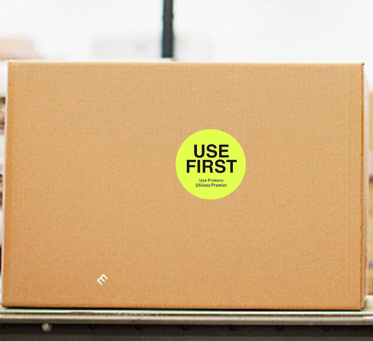 500 Pcs 1.5" Use First Stickers Small Stickers Circle Label Dot Labels Fluorescent Paper, Fluorescent Green