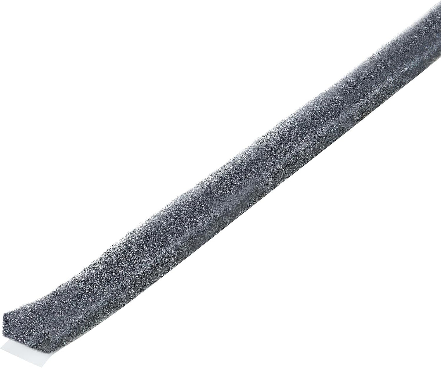 MD Building Foam Window Seal for Ex-Large Gaps, Gray, 17ft | Open-Cell Polyurethane Foam, Self-Adhesive Backing, Cut-to-Length Scissors, Seals Drafts Moisture Dust Insects