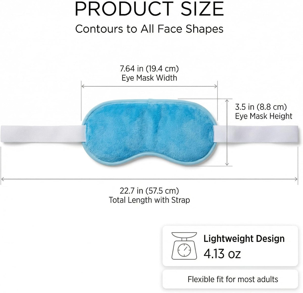 Cooling Eye Mask 2 Pack, Gel Eye Mask Cold Pack for Puffiness, Ice Eye Mask for Puffy Eyes, Hot Cold Compress for Eyes, Reusable Freezer Eye Mask Blue and Pink Color