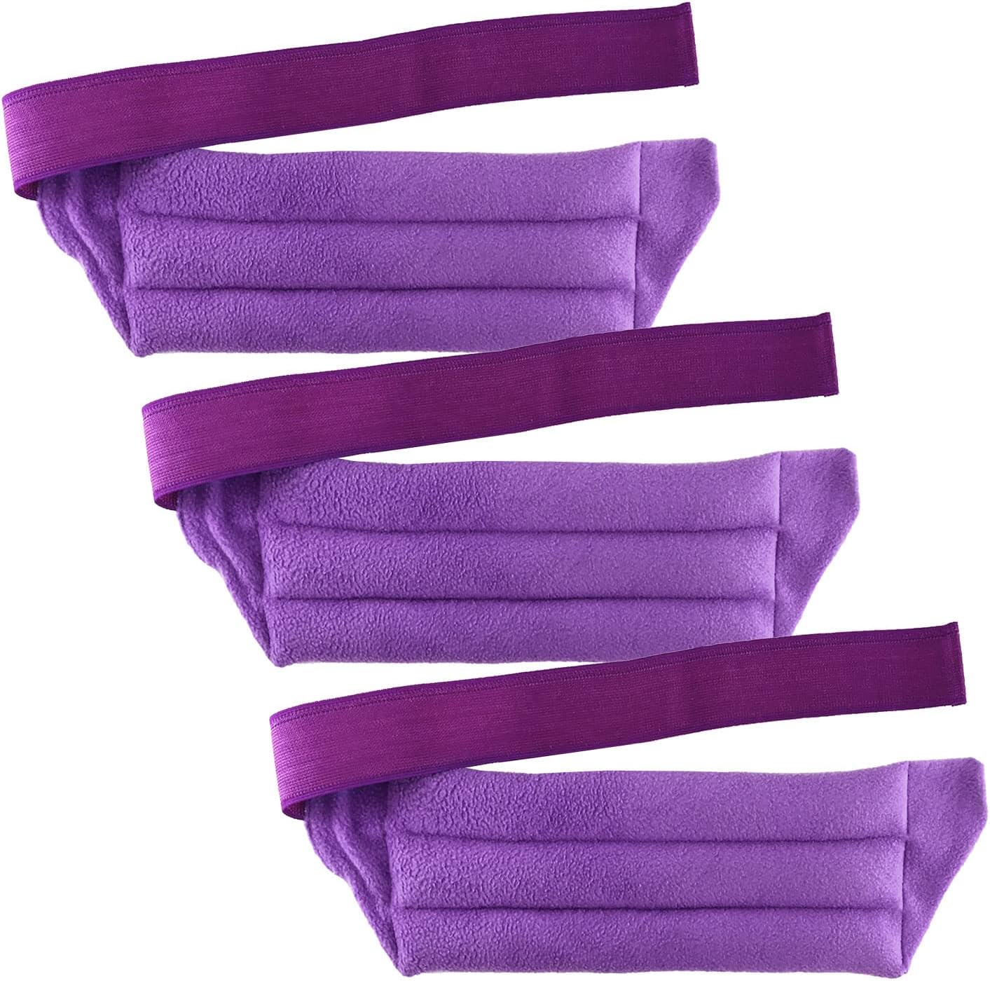 Microwavable Heating Pad for Lower Back and Menstrual Cramps - Moist Microwave Heating Pad for Muscles and Joints - Natural Microwave Hot Pack Heat Pad for Lower Back Pain - 1 Pack Purple