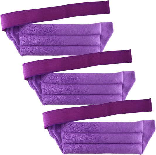 Microwavable Heating Pad for Lower Back and Menstrual Cramps - Moist Microwave Heating Pad for Muscles and Joints - Natural Microwave Hot Pack Heat Pad for Lower Back Pain - 1 Pack Purple