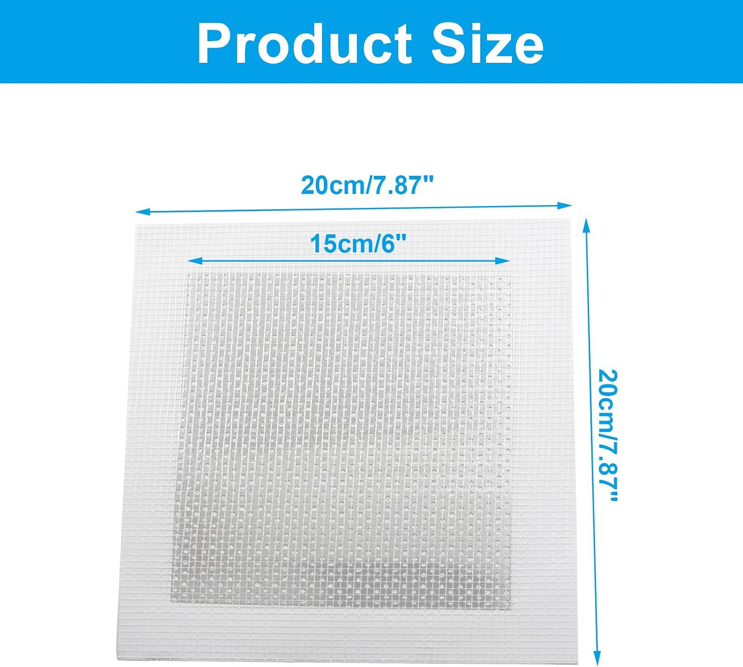 2 x 2 Inch Drywall Repair Patch, 8Pcs | Self Adhesive, Dry Wall Patch Kits, Wall Hole Repair Kit