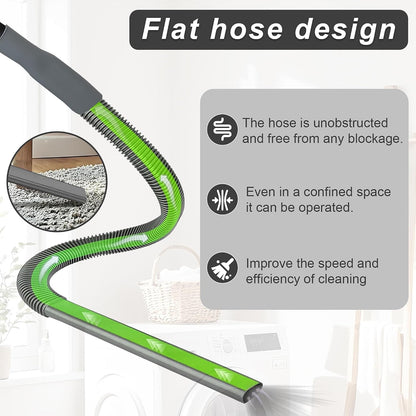 Dryer Vent Cleaner Universal Vacuum Hose Attachment | Universal Connector, Slim Hose, Lint Removal, Tight Spaces, Dryer Vent Furniture Crevices