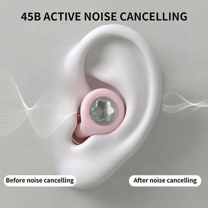 Ear Plugs for Sleeping 45DB Noise Cancelling: Ultra-Comfy Reusable Noise-Reducing Earplugs for Sleeping & Travel & Work Hearing Protection Earbuds with 8 Tips(XS,S, M, L Size)
