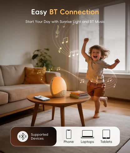 ecozy Sunrise Alarm Clock, White Noise Machine, Sound Machine for Bedroom