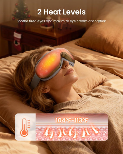 RENPHO Eyeris 1 Eye Massager with Heat, Heated Massage Eye Mask