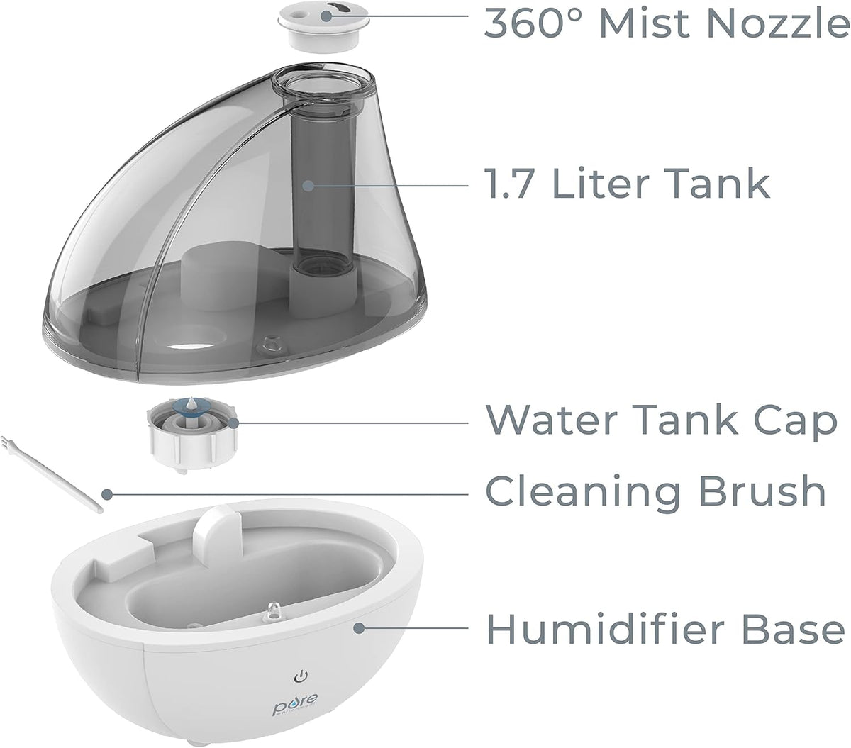 Pure Enrichment PureBaby Ultrasonic Cool Mist Humidifier