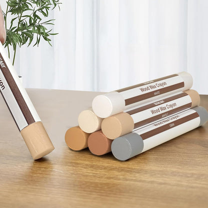 Boncart Wood Filler Sticks,12 Colors Wood Wax Crayons | For Repairing Scratches, Scuffs, Cracks, and Nail Holes on Wood Furniture, Floors, Cabinets, Tables, and Doors