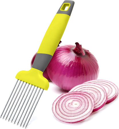 Onion Slicer Thin-Egg Chopperonion Onion Holder For Slicing,Avocado Slicer Tool Blooming Onion Cutter Kit,Tomato Slicers For Home Use Cool Kitchen Gadgets 2024 (Black(No handle))
