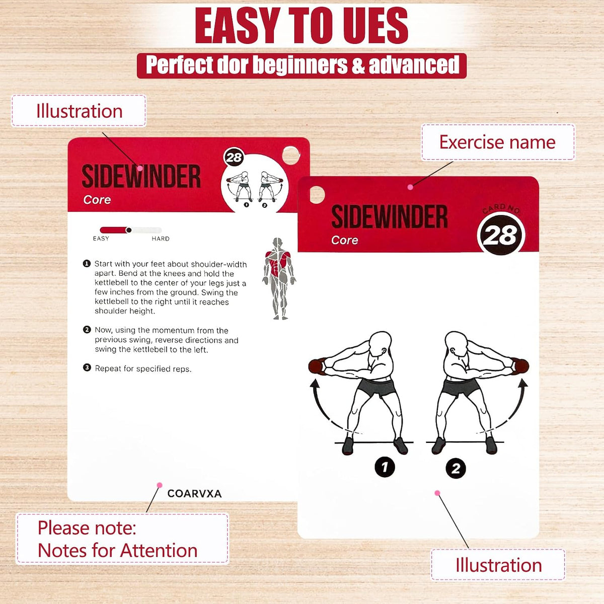 Bodyweight Workout Cards for Women & Men-50 Bodyweight Workout Cards，Includes 2 Rings& Dry-Erase for Easy Organization-Home, Gym or Studio (Bodyweight)