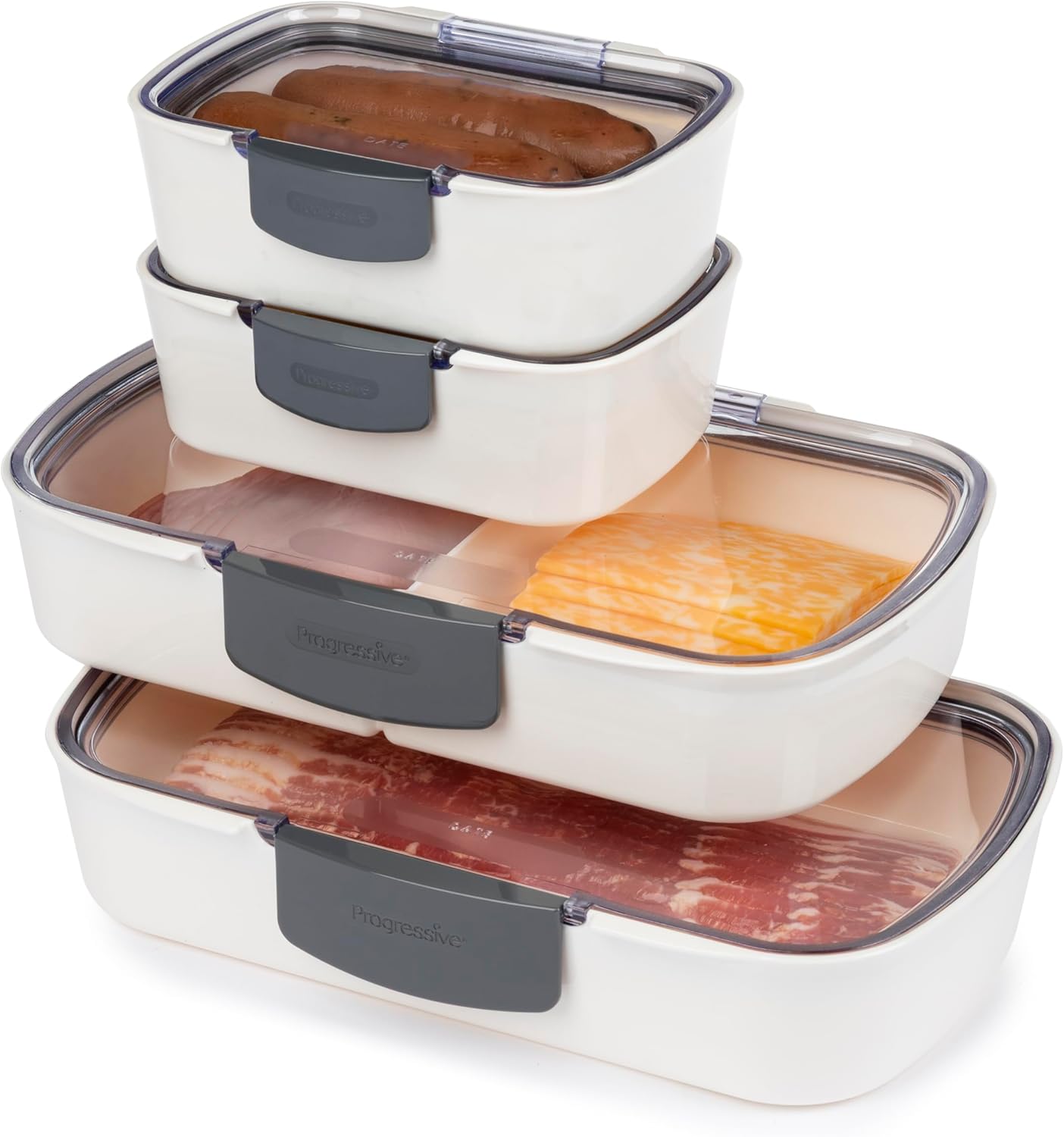 ProKeeper Deli Food Storage Container with Air-Tight Seal and Dry Erase Lid | Ideal for Deli Meats, Cheeses, and Bacon, BPA Free and Dishwasher Safe