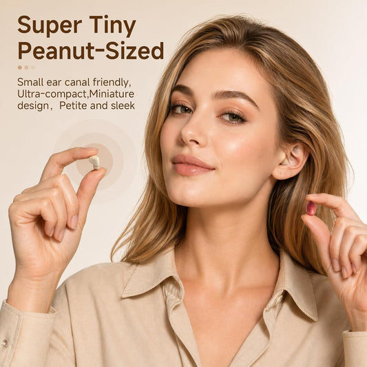 Small Mini Invisible Earbuds Wireless Bluetooth Ear Buds For Small Ears