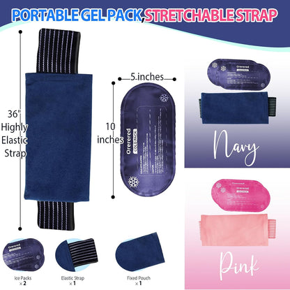 Ice Packs for Injuries Reusable, Soft Cold Gel Packs