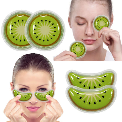ZNÖCUETÖD Gel Ice Pack Reusable Cooling Eye Pads and Under Eye Patches
