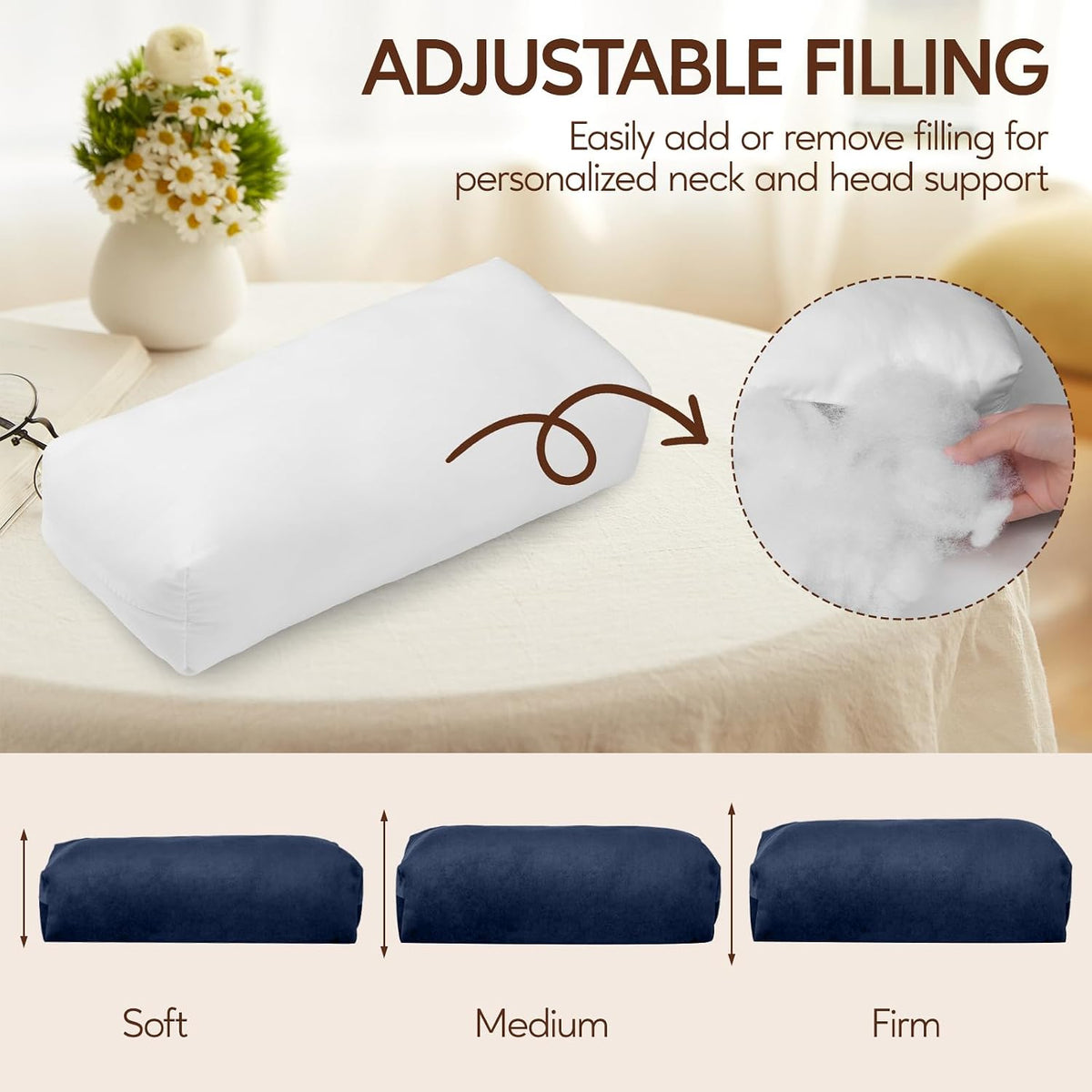 Neck Pillow for Recliner Chair, Adjustable Recliner Pillow for Headrest