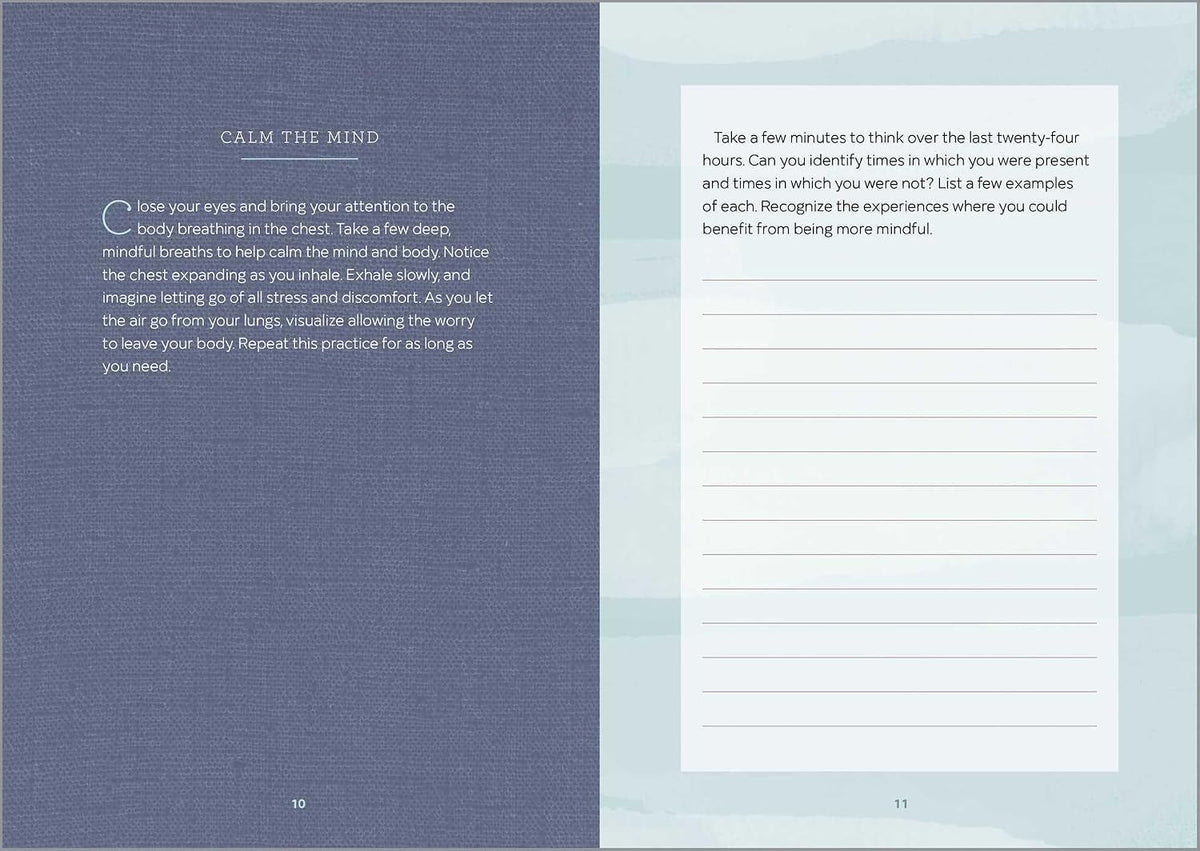 A Mindfulness for Beginners Journal: Prompts and Practices for Living in the Moment