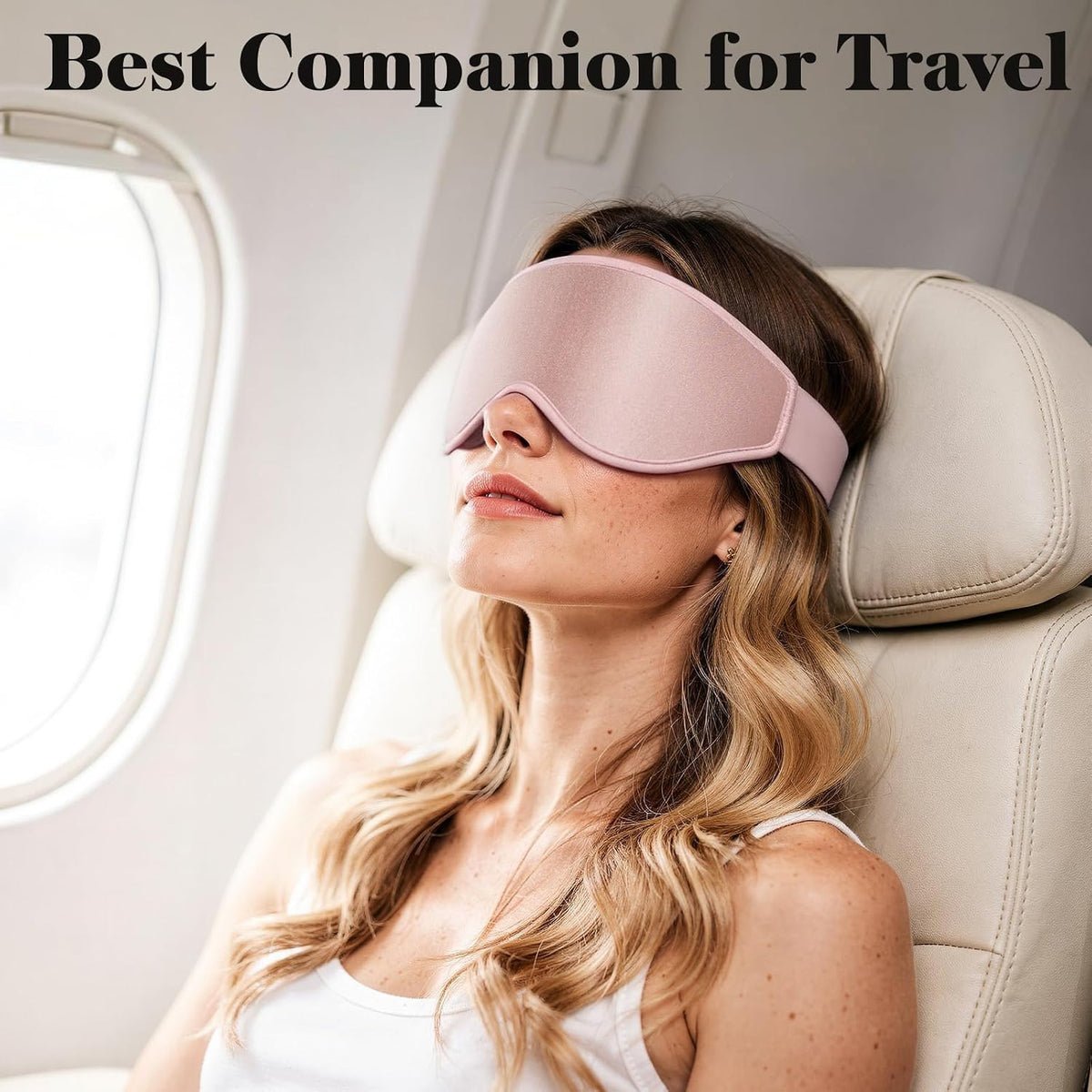 Fygrip 3D Eye Mask Sleep Mask for Men & Women, Black