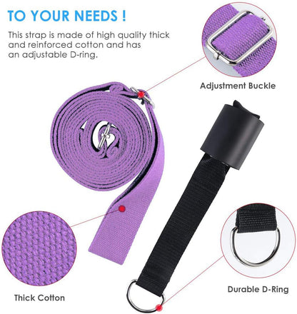 Leg Stretcher, Door Flexibility & Stretching Leg Strap - Great for Ballet Cheer Dance Gymnastics or Any Sport Leg Stretcher Door Flexibility Trainer Premium Stretching Equipment