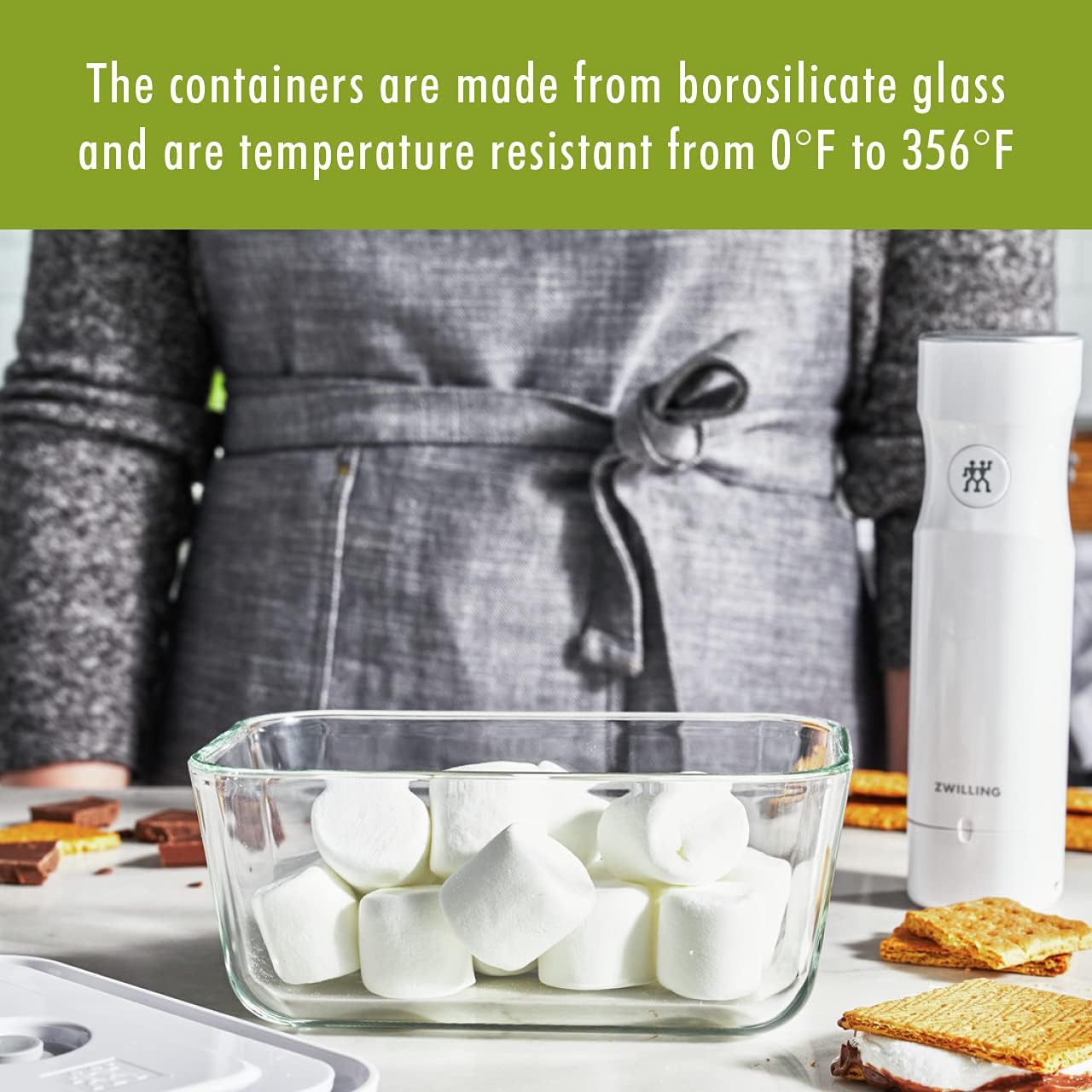 For food to stay fresh up to 5X longer, pump required (not included).