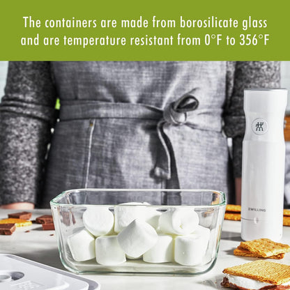 For food to stay fresh up to 5X longer, pump required (not included).